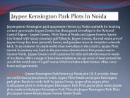 Jaypee Plots In Noida