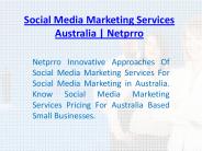 Social Media Marketing Services Australia | Netprro