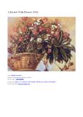 A Basket With Flowers 1934 -artisoo- PowerPoint PPT Presentation