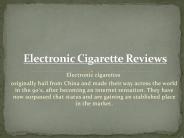 Electronic cigarette