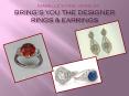 Designer Earrings and Rings PowerPoint PPT Presentation