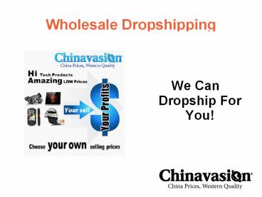 Chinavasion Dropshipping