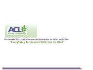 Ashlea Components – Company Overview