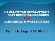 Hydel power in Pakistan