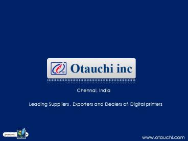 Digital solvent printer manufacturers