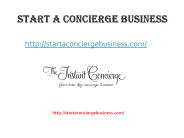 start a concierge business