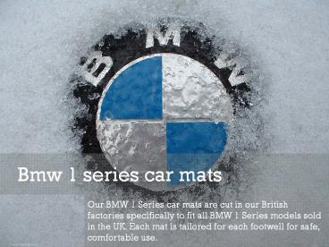 Bmw 1 series car mats