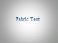 Fabric Tent PowerPoint PPT Presentation