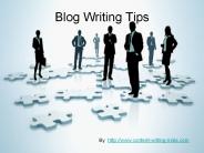 Tips for Blog Writing