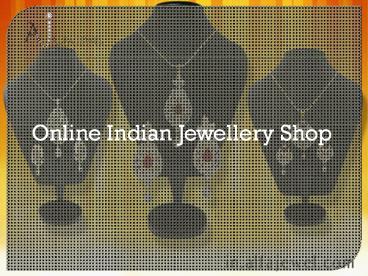 Online Indian Jewellery Shop