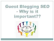 Why Guest blogging is important