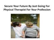Physical Therapy Schools