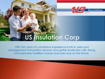 Insulation services presentation | free to download