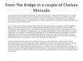 From The Bridge in a couple of Chelsea Minicabs PowerPoint PPT Presentation