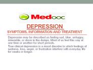 Depression Symptoms  Information and Treatment
