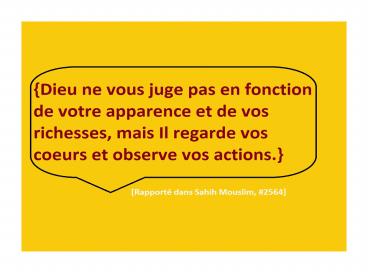 de paroles du prophète Mohammed - 8