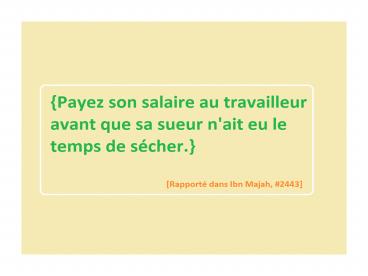 de paroles du prophète Mohammed - 9