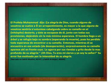 Dios es más alegre en el arrepentimiento