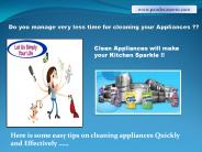 Home Appliances Easy Cleaning Products