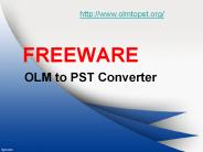 Convert Outlook .olm File