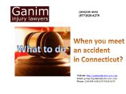 what to do when you meet an accident