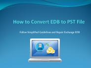How to Convert EDB to PST File