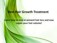 Best Hair Growth Treatment