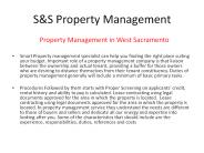 Property Management in west Sacramento