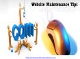 Website Maintainance Tips PowerPoint PPT Presentation