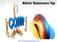 Website Maintainance Tips