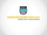 WEBHOSTING HUB REVIEWS