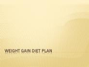 Weight Gain Diet Plan Tips