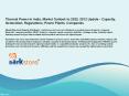 Thermal Power in India, Market Outlook to 2020, 2012 Update - Capacity, Generation, Regulations, Power Plants, Companies PowerPoint PPT Presentation