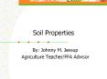 Soil Properties PowerPoint PPT Presentation