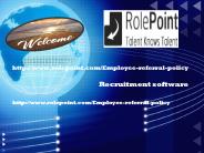 Recruitment software