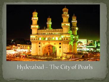 Hotels and Introduction in hydreabad