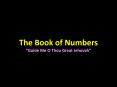 The Book of Numbers Guide Me O Thou Great Jehovah PowerPoint PPT Presentation