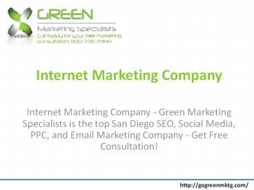 Internet Marketing Company