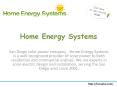 Home Energy Systems PowerPoint PPT Presentation