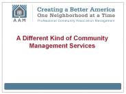 A Different Kind of Community Management Services