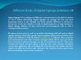 Different Kinds of Digital Signage Solutions UK PowerPoint PPT Presentation