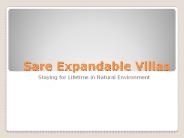 sare expandable villas