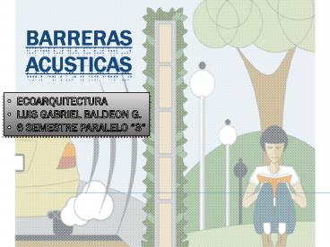 BARERAS ACUSTICAS