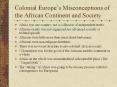 The Colonization Of Africa PowerPoint PPT Presentation