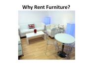 Why Rent Furniture?