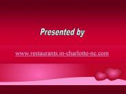 Valentine's Day Restaurant Specials in Charlotte NC
