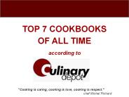 7 Top Cookbooks Of All Time