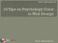 10 Tips on Psychology Color in Web PowerPoint PPT Presentation