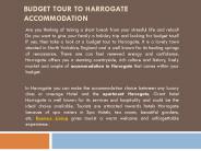 Budget Tour To Harrogate Accommodation