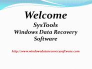 Hard Drive Data Recovery Software